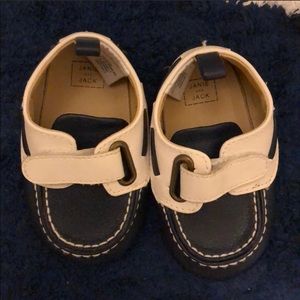 Janie and Jack boat Crib Shoes size 3